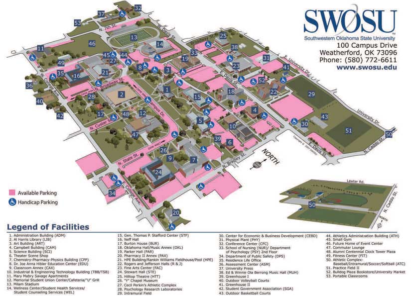 Campus Map & Directions  Oklahoma State University